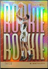 Bennedict Mathurin [Gold] #233 Basketball Cards 2022 Panini Recon Prices
