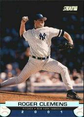 Roger Clemens Baseball Cards 2001 Stadium Club Prices