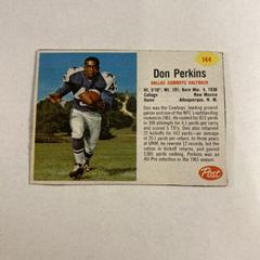 Don Perkins [Hand Cut] #144 Football Cards 1962 Post Cereal Prices