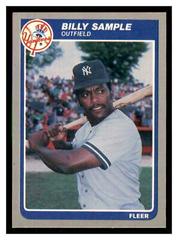 Billy Sample #U-97 Baseball Cards 1985 Fleer Update Prices