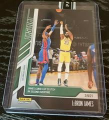 LeBron James #72 Basketball Cards 2020 Panini Instant Prices