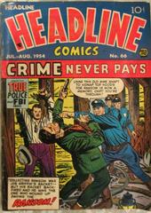 Headline Comics #66 (1954) Comic Books Headline Comics Prices