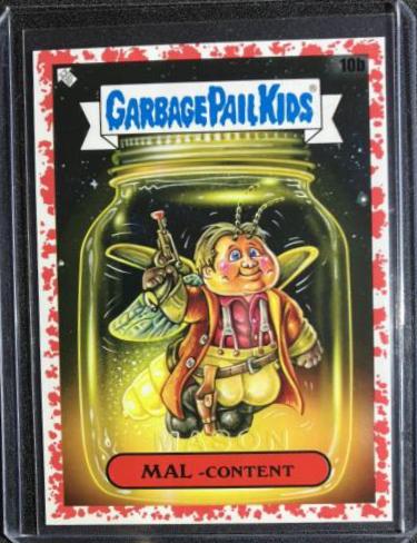 Mal-content [Red] #10b Garbage Pail Kids Intergoolactic Mayhem