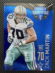 Zack Martin [Platinum Blue] #119 Football Cards 2014 Panini Totally Certified Prices