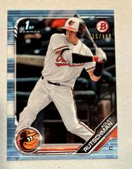 Adley Rutschman [Sky Blue] #BD-1 Baseball Cards 2019 Bowman Draft Prices