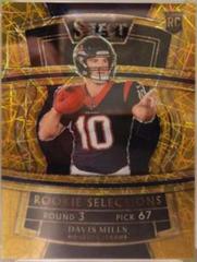 Davis Mills [Gold] Football Cards 2021 Panini Select Rookie Selections Prices