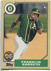 Franklin Barreto #45 Baseball Cards 2017 Topps Update 1987 Prices
