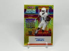 Jayden Reed [Mojo Yellow] #SP-JR1 Football Cards 2023 Leaf Vivid Autographs Sideline Painting Prices