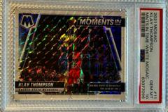 Klay Thompson [White] #11 Basketball Cards 2021 Panini Mosaic Moments in Time Prices