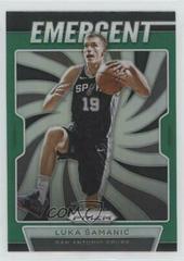 Luka Samanic [Green Prizm] #8 Basketball Cards 2019 Panini Prizm Emergent Prices