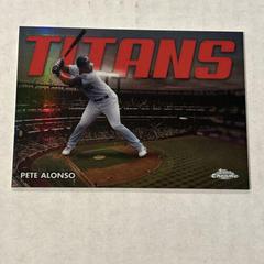 Pete Alonso [Red] #CT-13 Baseball Cards 2023 Topps Chrome Titans Prices