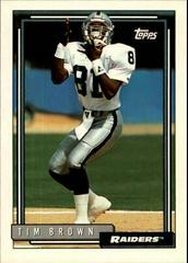 Tim Brown Football Cards 1992 Topps Prices