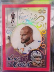 Dak Prescott [Red] Football Cards 2021 Panini Illusions King of Cards Prices