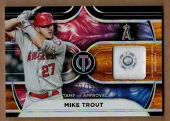 Mike Trout Baseball Cards 2022 Topps Tribute Stamp of Approval Relics Prices