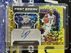 Luguentz Dort [Gold] #FB-LDT Basketball Cards 2022 Panini Prizm Fast Break Autographs Prices