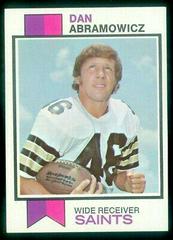 Dan Abramowicz Football Cards 1973 Topps Prices
