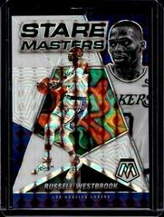 Russell Westbrook [White] Basketball Cards 2021 Panini Mosaic Stare Masters Prices