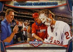 Chase Utley [Superstar Celebrations] #SC-10 Baseball Cards 2015 Topps Opening Day Prices