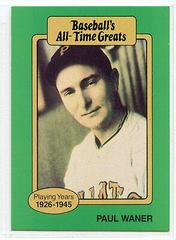 Paul Waner Baseball Cards 1987 All Time Greats Prices