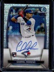 Gabriel Moreno #BRA-GM Baseball Cards 2023 Bowman Chrome Rookie Mega Box Autographs Prices
