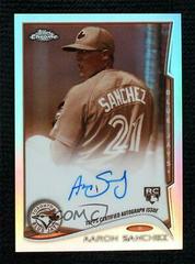 Aaron Sanchez [Refractor] #AS Baseball Cards 2014 Topps Chrome Prices