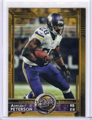 Adrian Peterson [Gold] #342 Football Cards 2015 Topps Prices