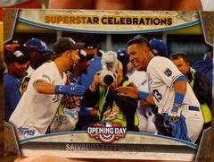 Salvador Perez [Superstar Celebrations] #SC-03 Baseball Cards 2015 Topps Opening Day Prices