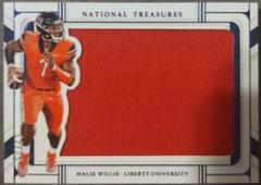 Malik Willis [Blue] #HOU-MWI Football Cards 2022 Panini National Treasures Collegiate Rookie Silhouettes Prices