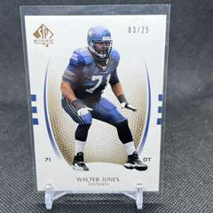 Walter Jones [Gold] #96 Football Cards 2007 SP Authentic Prices