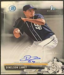 Dinelson Lamet Baseball Cards 2017 Bowman Chrome Prospects Autographs Prices