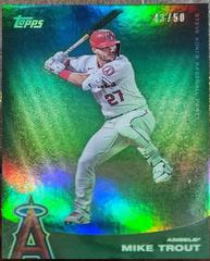 Mike Trout [Green Glitter] #1 Baseball Cards 2022 Topps X Steve Aoki Prices