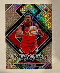 Jackie Young [Mojo] Basketball Cards 2022 Panini Prizm WNBA Emergent Prices