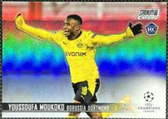 Youssoufa Moukoko [Refractor] Soccer Cards 2020 Stadium Club Chrome UEFA Champions League Prices