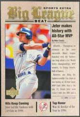 Derek Jeter #BB12 Baseball Cards 2001 Upper Deck Big League Beat Prices