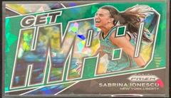 Sabrina Ionescu [Green Ice] Basketball Cards 2022 Panini Prizm WNBA Get Hyped Prices