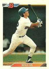 Benji Gil #339 Baseball Cards 1992 Bowman Prices