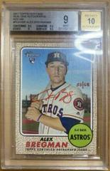 Alex Bregman [Red Ink] #ABR Baseball Cards 2017 Topps Heritage Real One Autographs Prices
