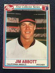 Jim Abbott #13 Baseball Cards 1990 Post Cereal Prices