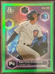 Pete Crow-Armstrong [Green] #PE-26 Baseball Cards 2022 Bowman Platinum Precious Elements Prices