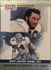 H.Martin, R.White Football Cards 1990 Pro Set Super Bowl MVP Prices