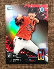 D.L. Hall [Red Refractor] #BTP-69 Baseball Cards 2019 Bowman Chrome Scouts' Top 100 Prices