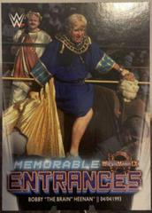 Bobby 'The Brain' Heenan #ME-2 Wrestling Cards 2021 Topps WWE Memorable Entrances Prices