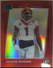 George Pickens [Red] Football Cards 2022 Panini Chronicles Draft Picks Donruss Optic Rated Rookie Prices