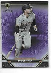 Buster Posey [Amethyst] #14 Baseball Cards 2021 Topps Triple Threads Prices