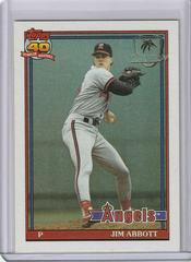 Jim Abbott #285 Baseball Cards 1991 Topps Desert Shield Prices