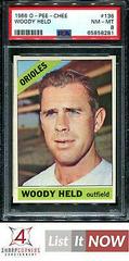 Woody Held #136 Baseball Cards 1966 O Pee Chee Prices