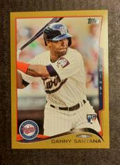 Danny Santana [Gold] #184 Baseball Cards 2014 Topps Update Prices