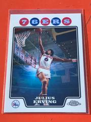 Julius Erving [Refractor] Basketball Cards 2008 Topps Chrome Prices