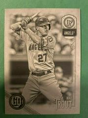Mike Trout [Black & White] #1 Baseball Cards 2018 Topps Gypsy Queen Prices