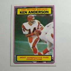 Ken Anderson [Record Breaker] #1 Football Cards 1982 Topps Prices